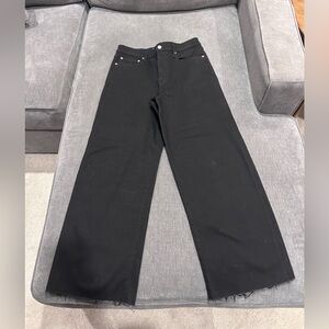 Daze Pleaser Black Wide-Leg Jeans